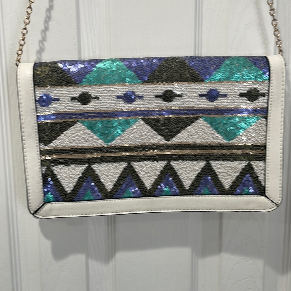 Multi Colored Sequence Clutch - image 1